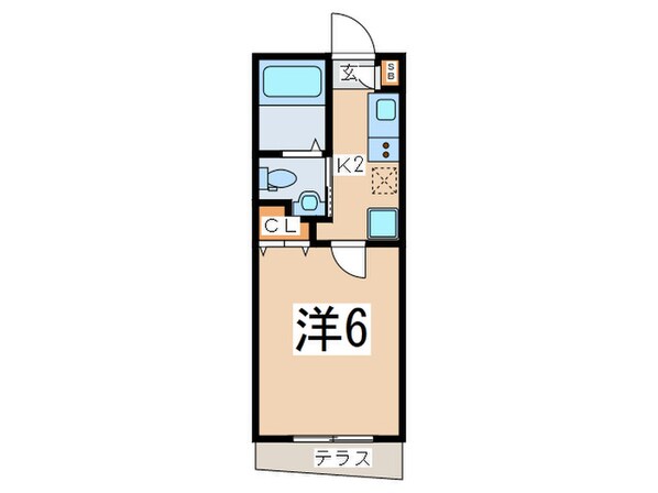 ＢＥＬＬＡＶＩＳＴＡ港南台の物件間取画像